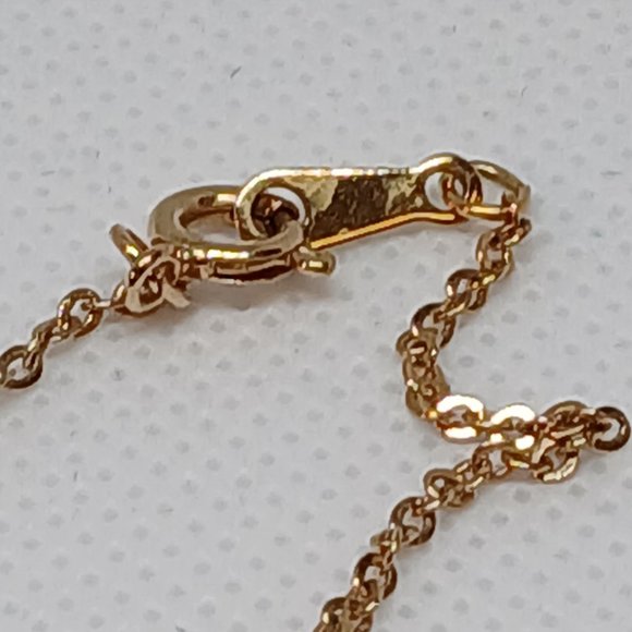 Vintage Avon Gold Tone Heart Pendant Necklace with Faux Pearls #12W - Picture 5 of 12